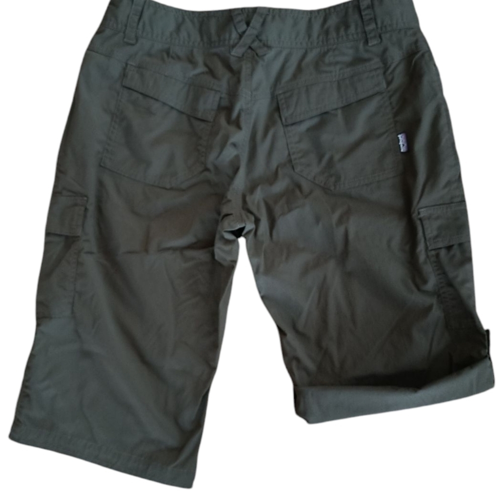 Patagonia Solimar Olive Green Bermuda Cargo Hiking Shorts Size 6 - Picture 2 of 9